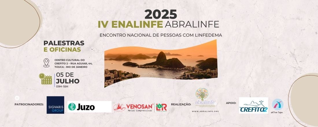 IV Encontro Nacional de Pessoas com Linfedema - Enalinfe 2025
