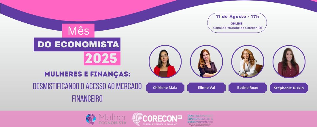 Webinar da Comissão Mulher Economista do Corecon/DF