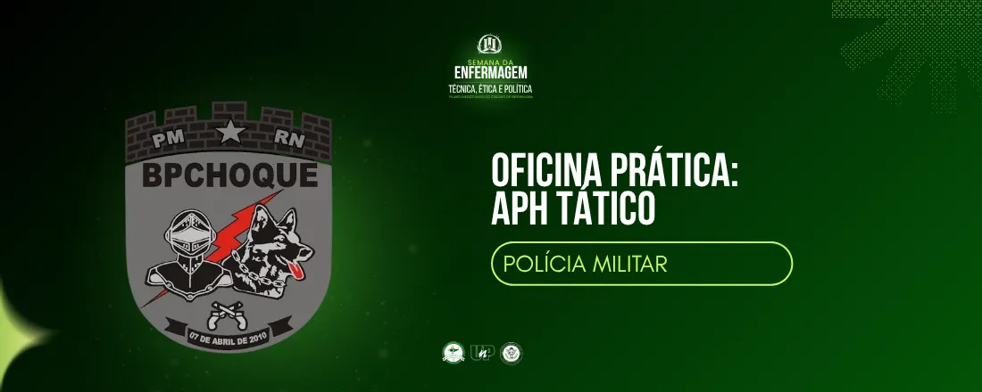 Oficina prática: APH tático - PM