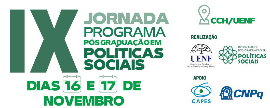 IX Jornada do PPGPS: O Futuro das Políticas Sociais no Brasil