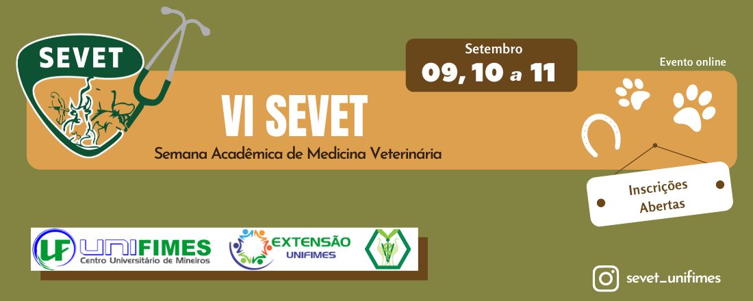 VI SEVET - Semana Acadêmica de Medicina Veterinária - UNIFIMES