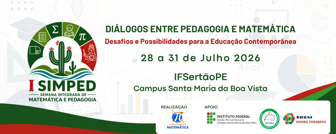 I SEMANA INTEGRADA DE MATEMÁTICA E PEDAGOGIA (I SIMPED)