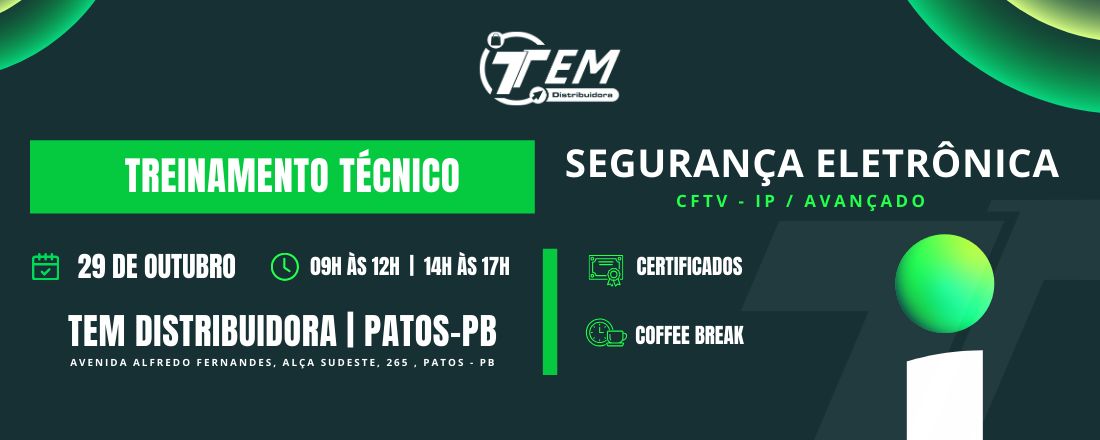 TREINAMENTO-DE-CFTV-IP-29 Avançado