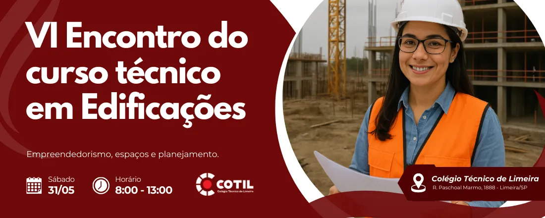 VI Encontro do curso técnico em Edificações