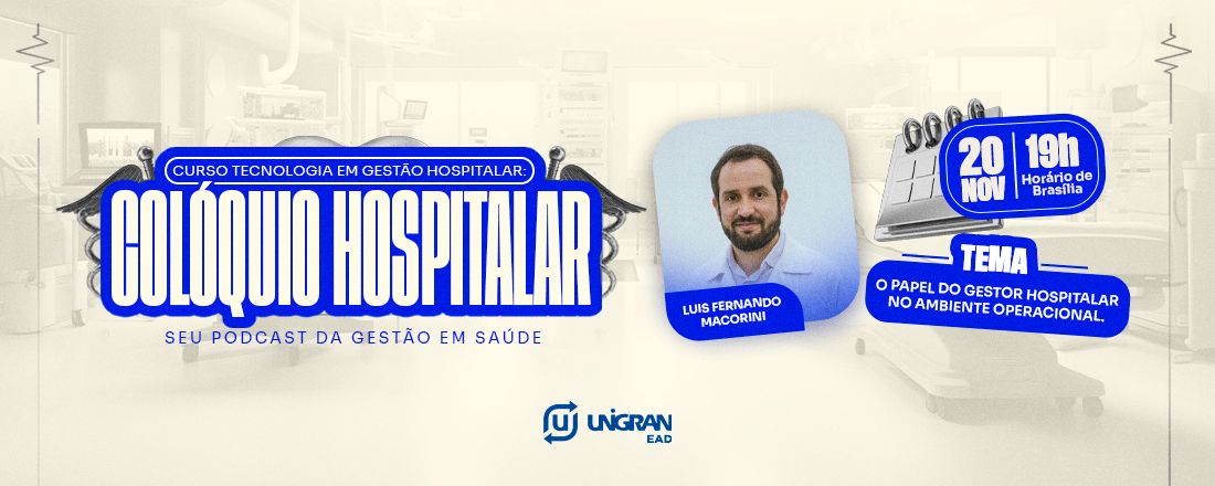 [EAD] GESTÃO HOSPITALAR