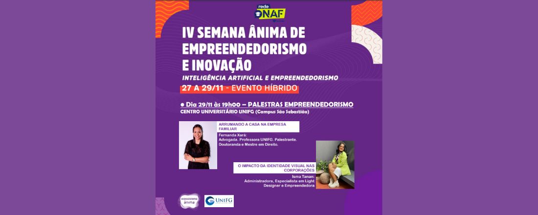 IV Semana de empreendedorismos e inovação: Inteligência artificial e empreendedorismo