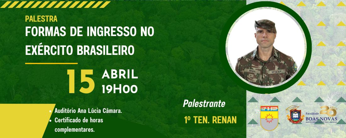 Formas de Ingresso no Exército Brasileiro