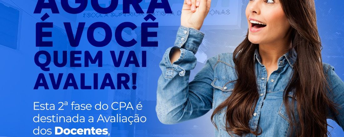 2ª fase da CPA ESBAM 2023 - Pesquisa de Avaliação Docente