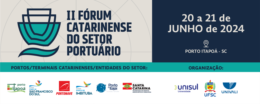 II FÓRUM CATARINENSE DO SETOR PORTUÁRIO