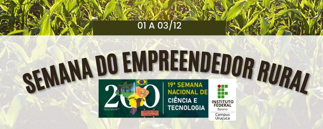 SEMANA DO EMPREENDEDOR RURAL