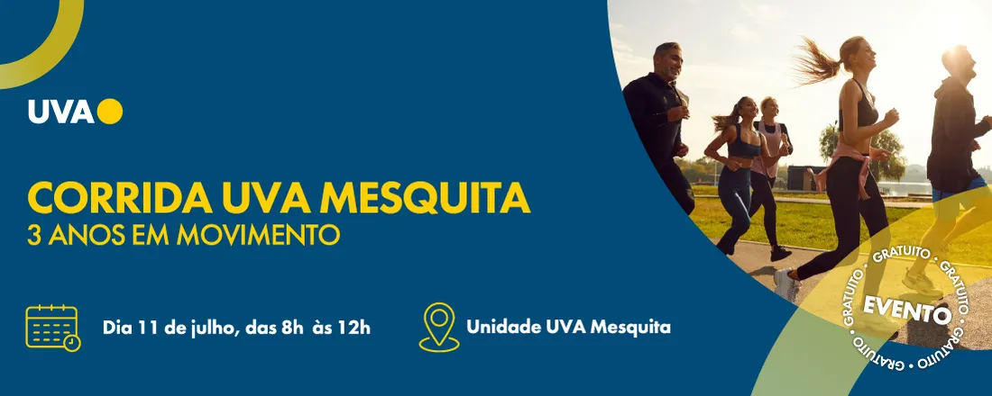 Corrida Uva Mesquita- 3 Anos em Movimento