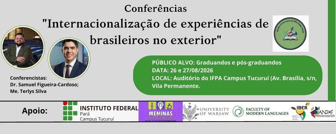 Conferência "Internacionalização de experiências de brasileiros no exterior"