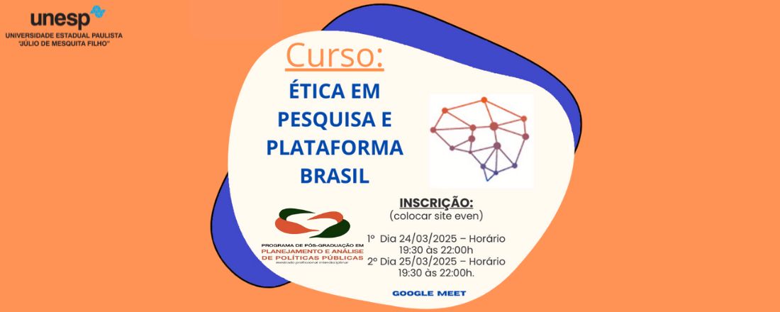 MINICURSO- ÉTICA EM PESQUISA E PLATAFORMA BRASIL