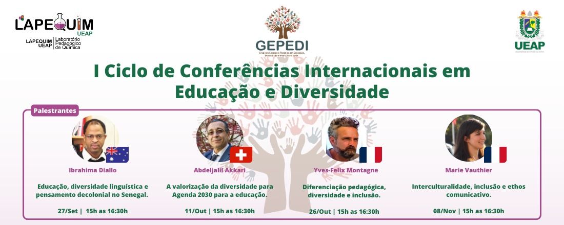 I Ciclo de Conferências Internacionais em Educação e Diversidade