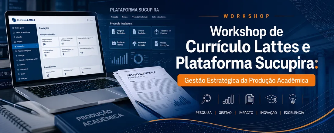 Workshop de Currículo Lattes e Plataforma Sucupira: Gestão Estratégica da Produção Acadêmica