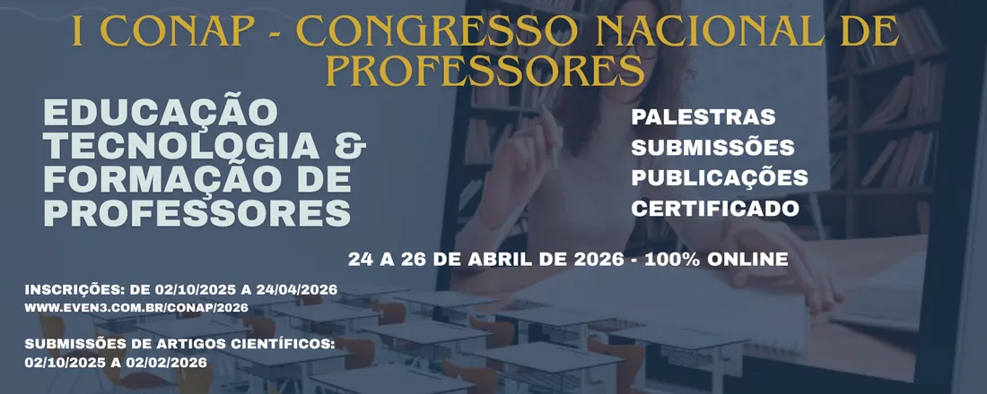 Congresso Nacional de Professores: Educação, Tecnologia & Formação de professores