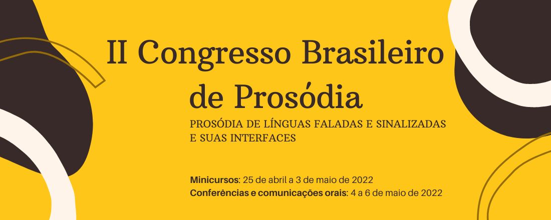 II Congresso Brasileiro de Prosódia