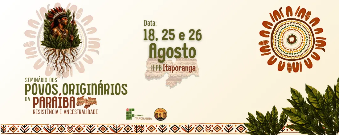 Seminário Povos Originários da Paraíba: resistência e ancestralidade