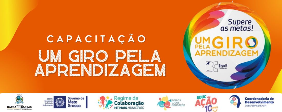Capacitação do material "Um giro pela aprendizagem"