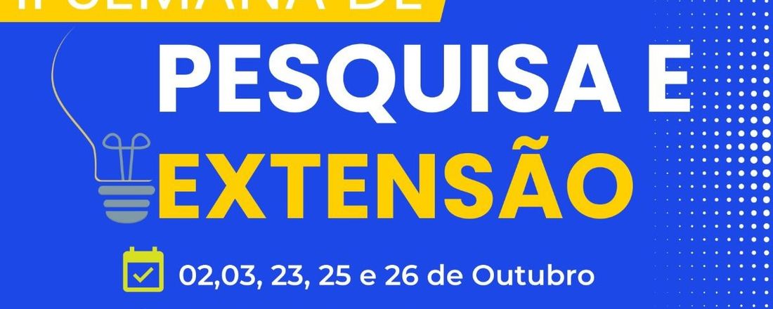 II Semana de Pesquisa e Extensão da Escola de Ciência da Informação da Universidade Federal de Minas Gerais