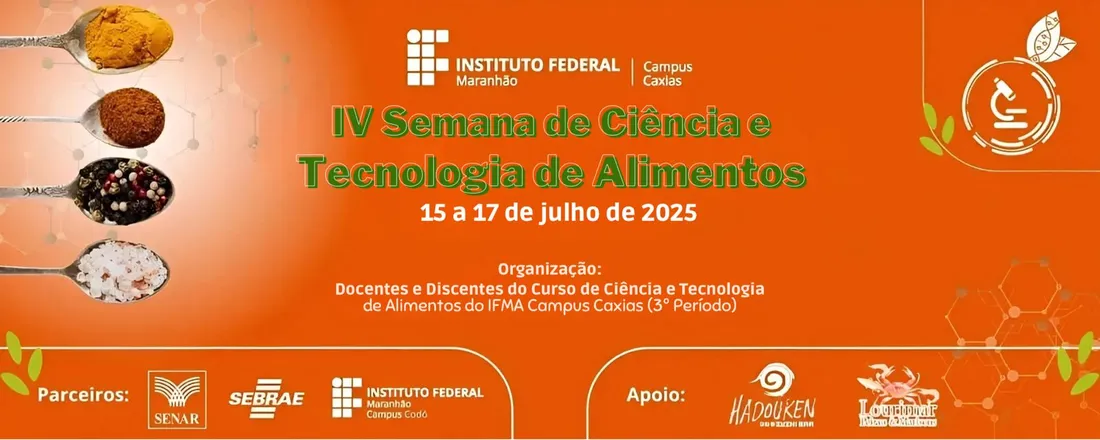 IV Jornada Acadêmica de Ciência e Tecnologia de Alimentos