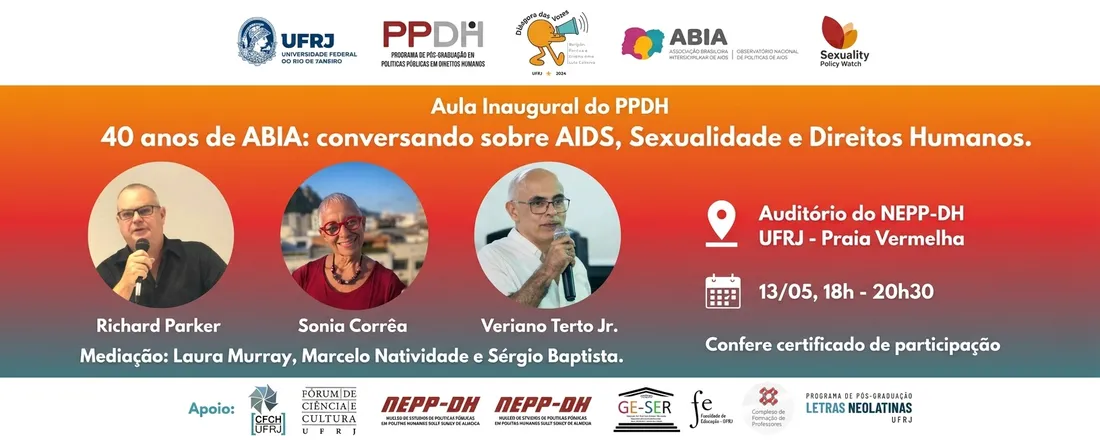 40 anos de ABIA: conversando sobre AIDS, Sexualidade e Direitos Humanos