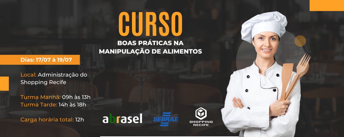 Curso Boas Práticas - Shopping Recife (12h)