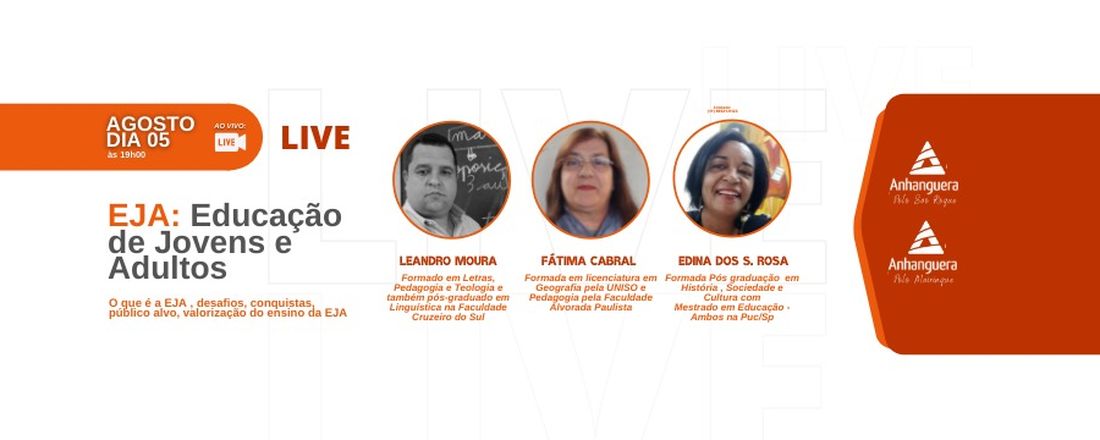 EJA: Educação de Jovens e Adultos