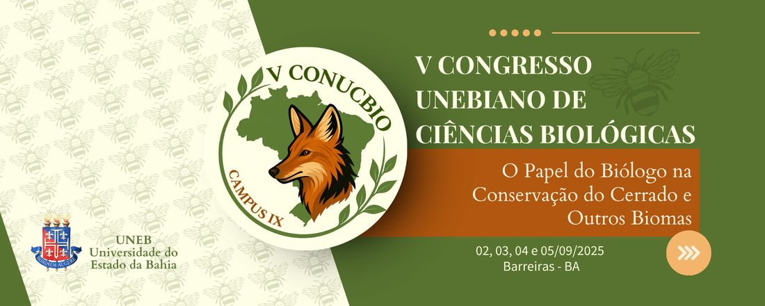 V CONUCBIO - O Papel do Biólogo na Conservação do Cerrado e Outros Biomas
