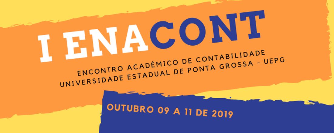 I ENACONT - ENCONTRO ACADÊMICO DE CONTABILIDADE