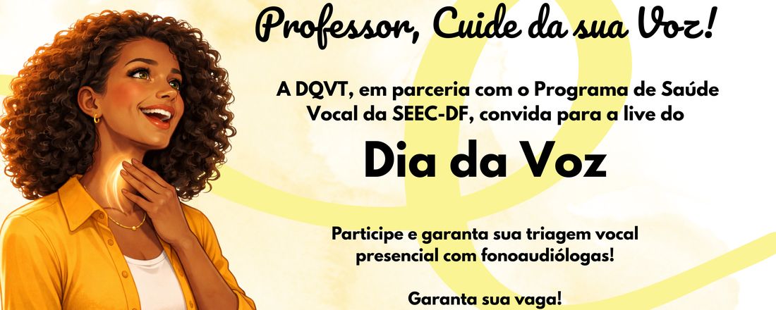 Dia da Voz para Servidores da SEEDF - Live