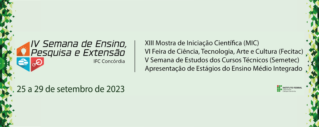 IV Semana de Ensino, Pesquisa e Extensão do IFC campus Concórdia