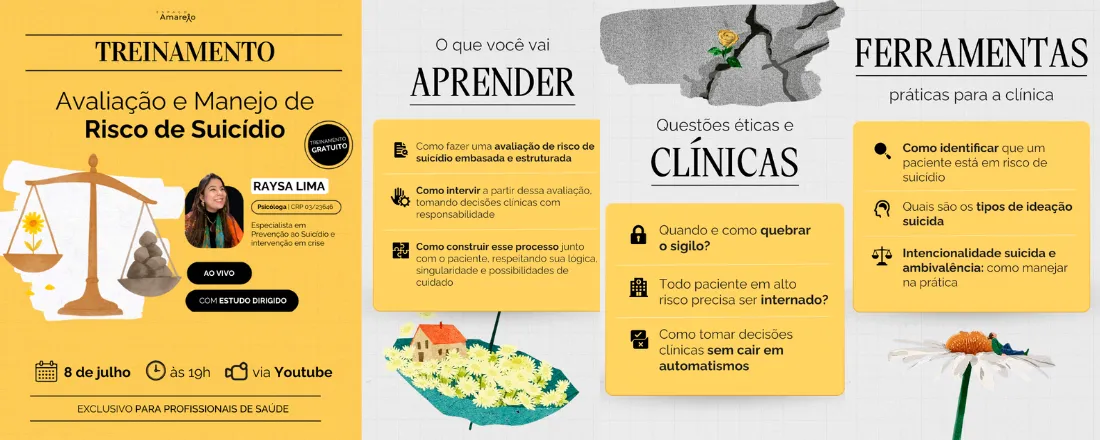 Treinamento Avaliação e Manejo do Risco de Suicídio
