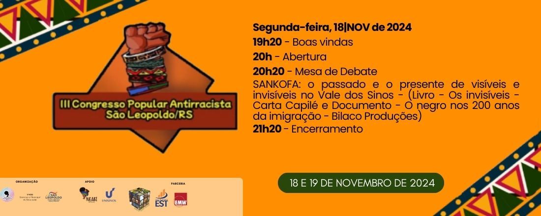 III Congresso Popular Antirracista de São Leopoldo