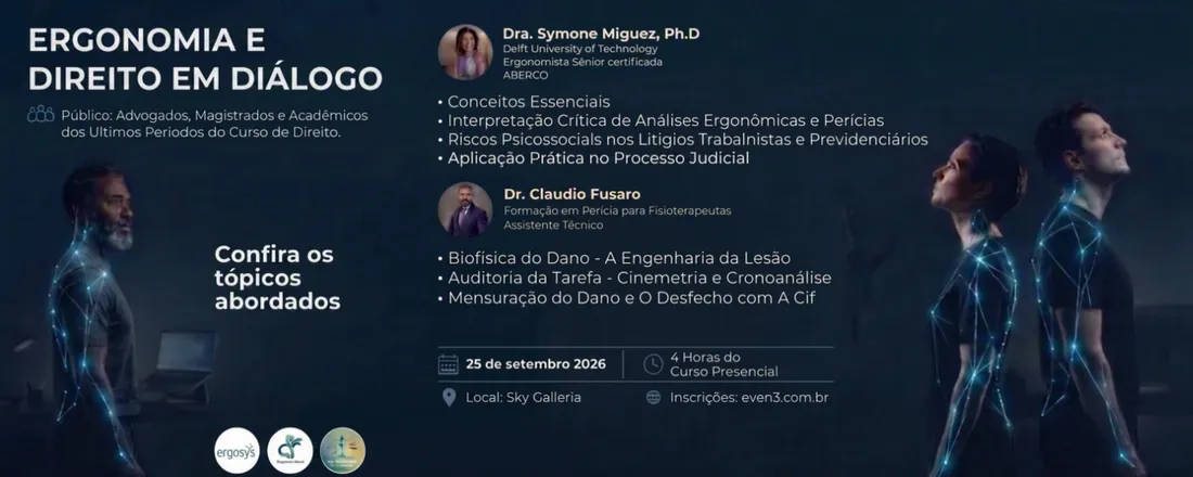 CURSO: ERGONOMIA E DIREITO EM DIÁLOGO