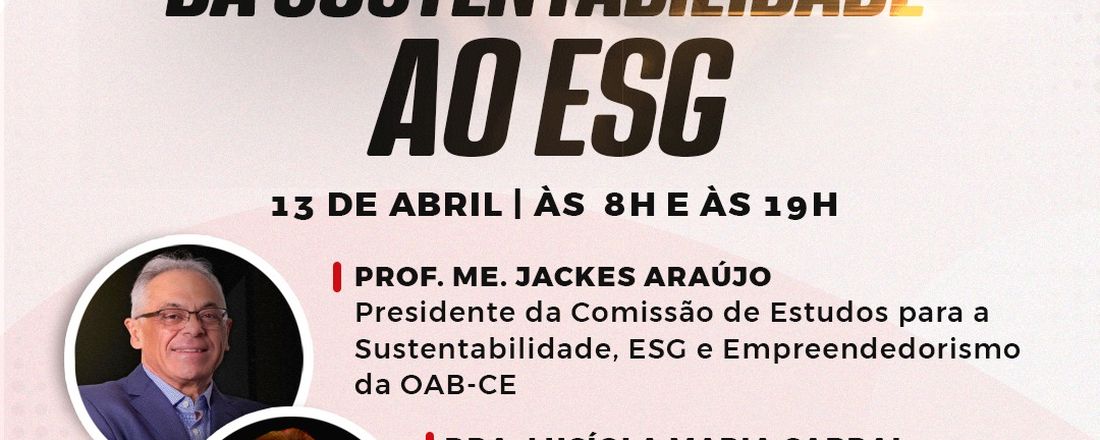 Da Sustentabilidade ao ESG