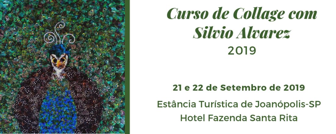 Curso de collage com Silvio Alvarez 2019