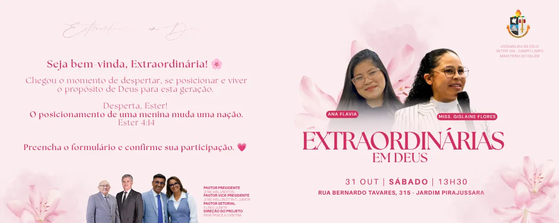 Extraordinárias em Deus