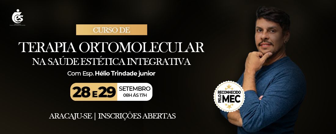 Curso: Terapia Ortomolecular na Saúde Estética Integrativa