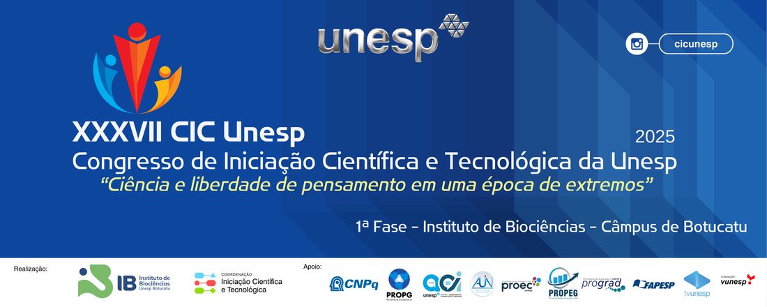 XXXVII Congresso de Iniciação Científica da Unesp - IB/Botucatu