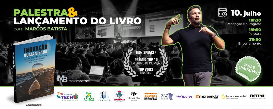 Lançamento do Livro "Inovação Humanizada" e Palestra