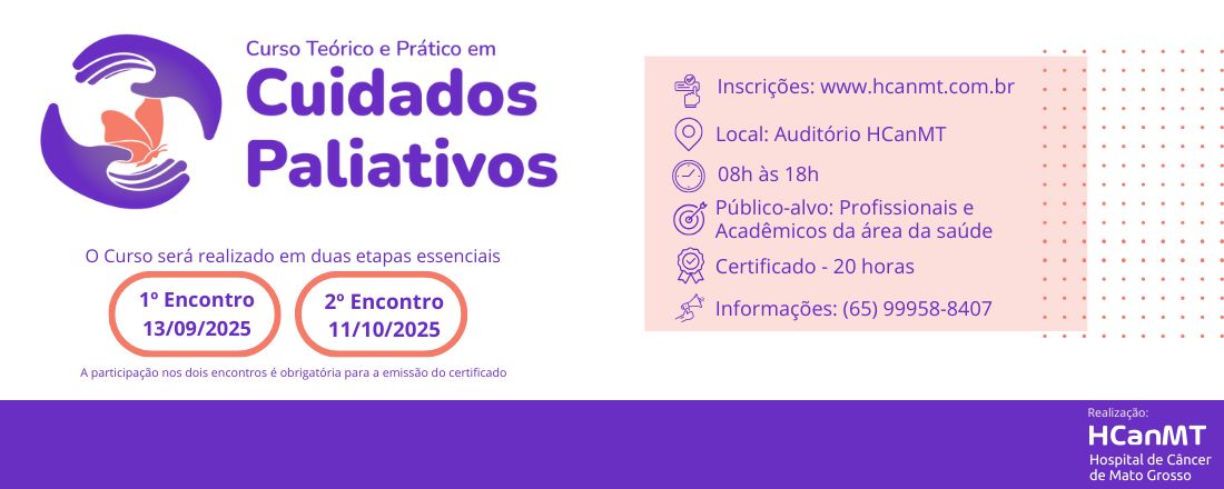 Curso Teórico e Pratico em Cuidados Paliativos