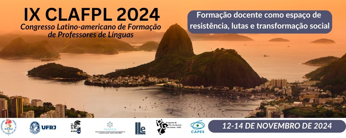 IX CLAFPL 2024 - Congresso Latino-americano de Formação de Professores de Línguas