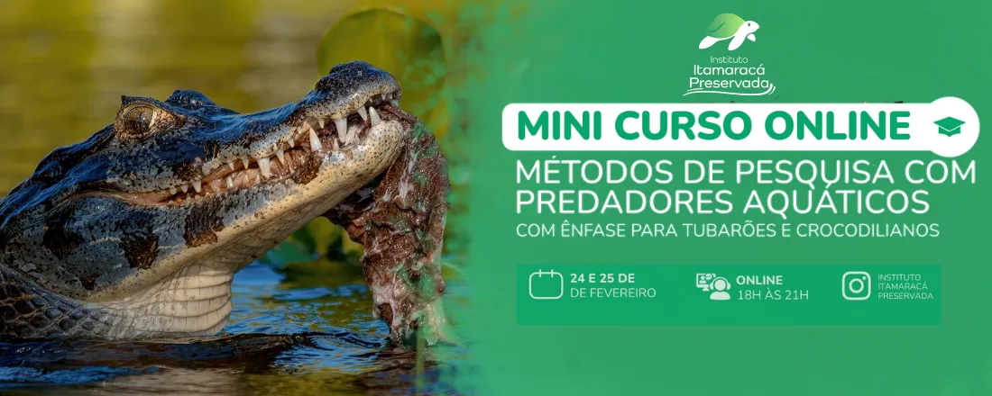 Minicurso - Métodos de pesquisa com predadores aquáticos
