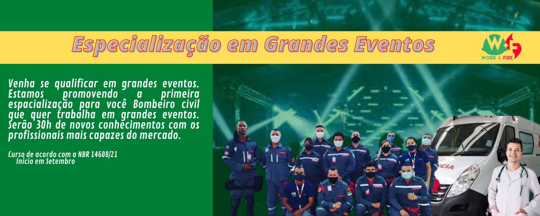 Especialização em Grandes Eventos