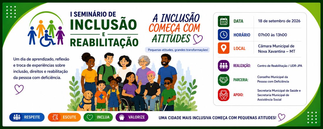 I Seminário de Inclusão e Reabilitação