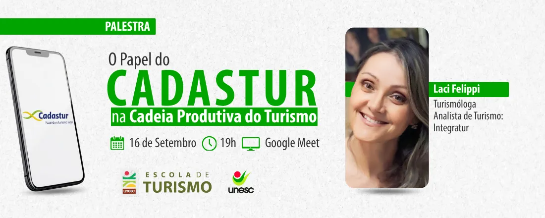 O Papel do Cadastur na Cadeia Produtiva do Turismo