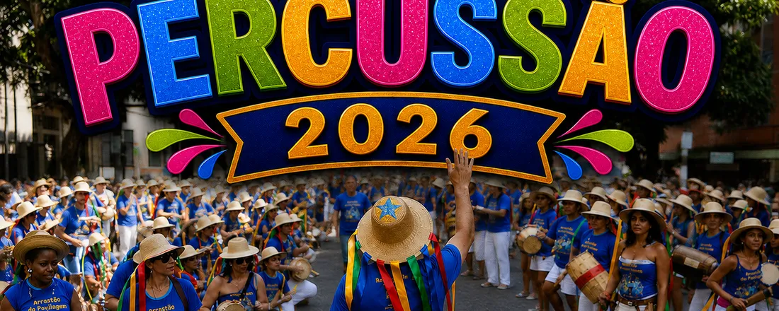 Inscrição Ensaio: PERCUSSÃO (Junho 2026)