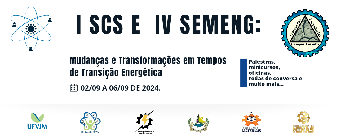 I Semana de Ciências e Saberes do Norte de Minas Gerais| IV Semana das Engenharias