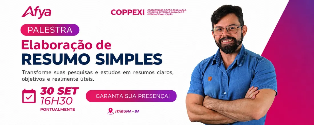 PALESTRA ELABORAÇÃO DE RESUMO DE SIMPLES